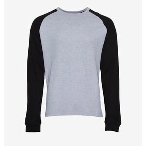 CSG Men's Raglan Thermal – Grey & Black – Medium – NWT